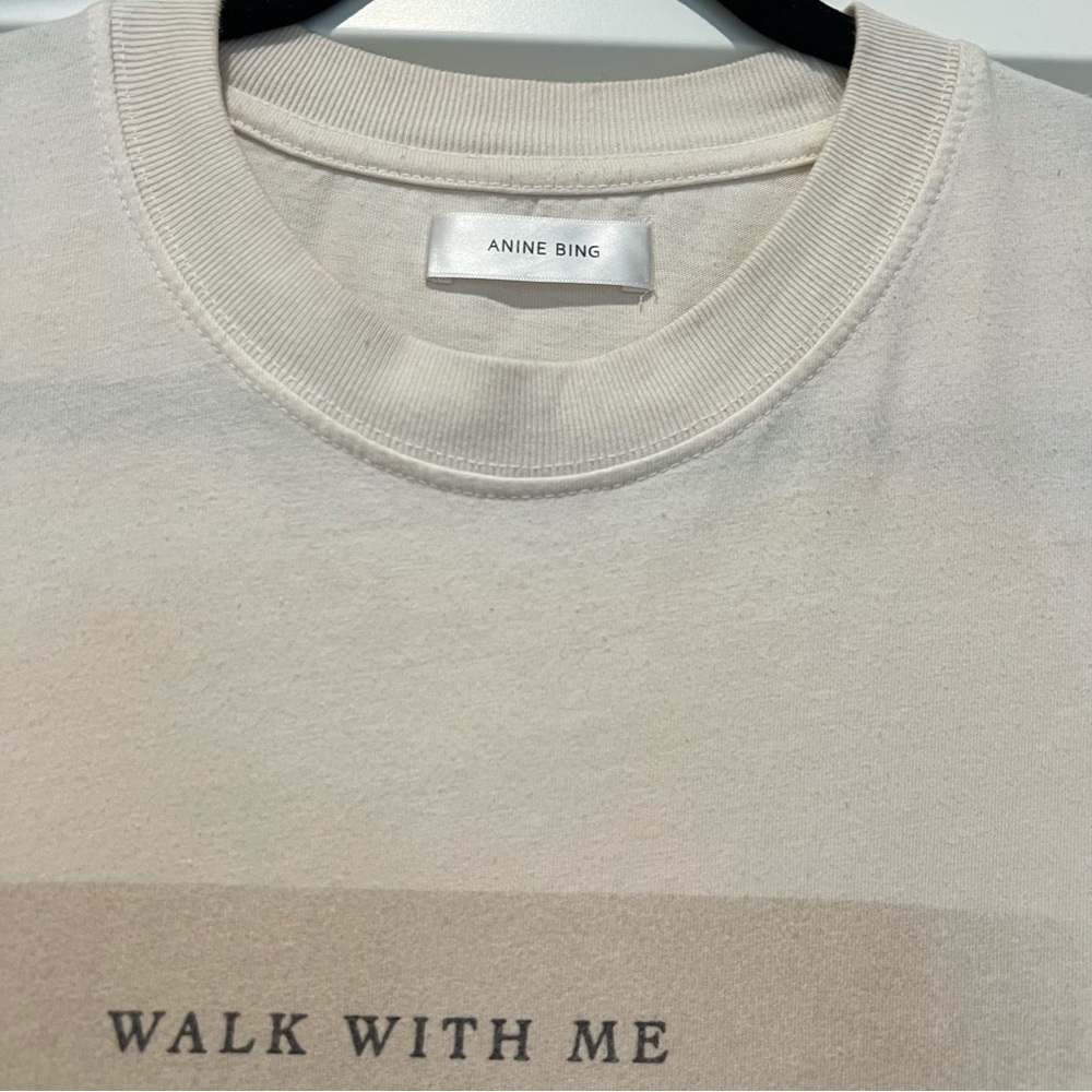 ANINE BING Lili Walk With Me Tee- size medium - Picture 5 of 6
